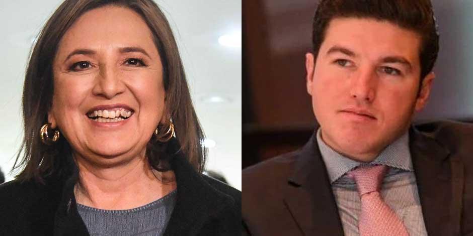 Xóchitl Gálvez y Samuel García aspirantes a la Presidencia de la República