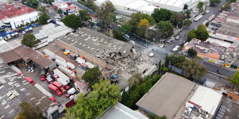 Explosión en Azcapotzalco.