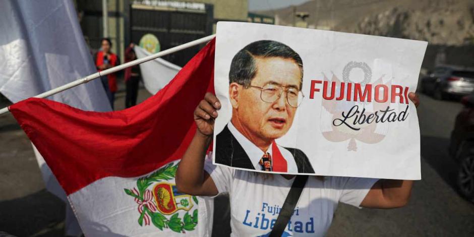 Tribunal de Perú ordena liberar al expresidente Alberto Fujimori.