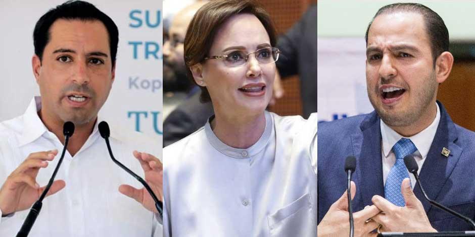 Comisión del PAN perfila a Marko Cortés, Lilly Téllez y Mauricio Vila para el Senado
