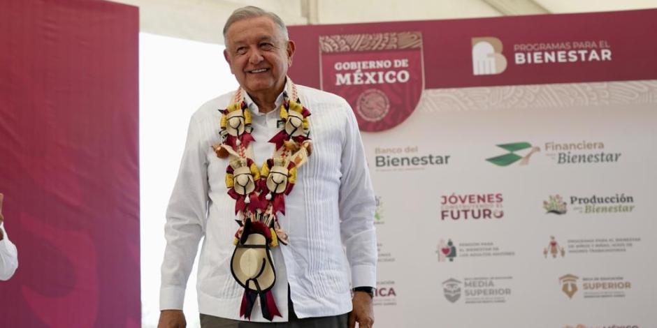 Presidente López Obrador, en el mensaje que dio desde Guerrero.