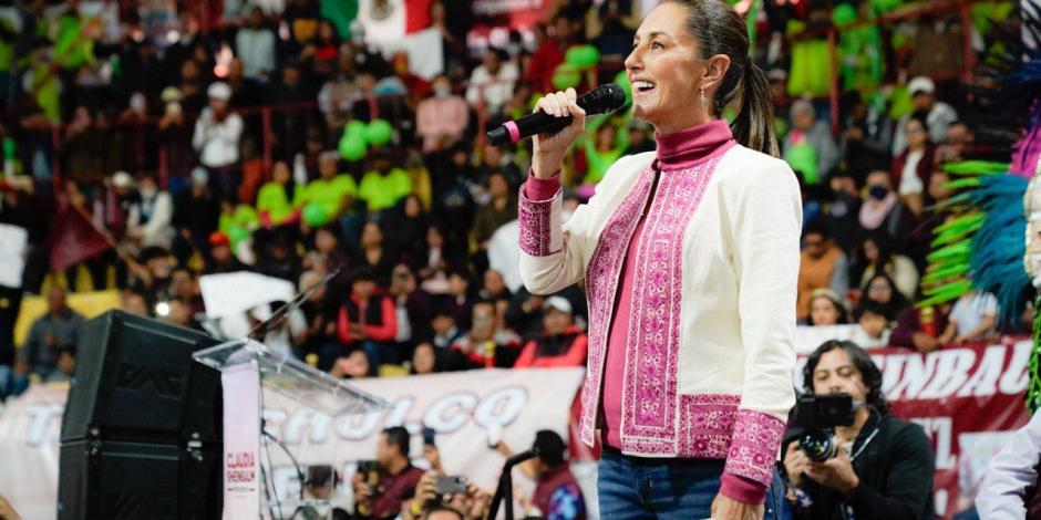 "Ahora es la "M" de mujer la que pesa en nuestro país", destacó Claudia Sheinbaum al señalar que en México llegó el tiempo de las mujeres humanistas y transformadoras