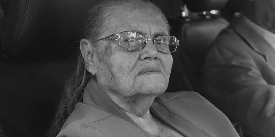 María Consuelo Loera Pérez, mamá de "El Chapo" Guzmán, en una imagen de junio de 2019
