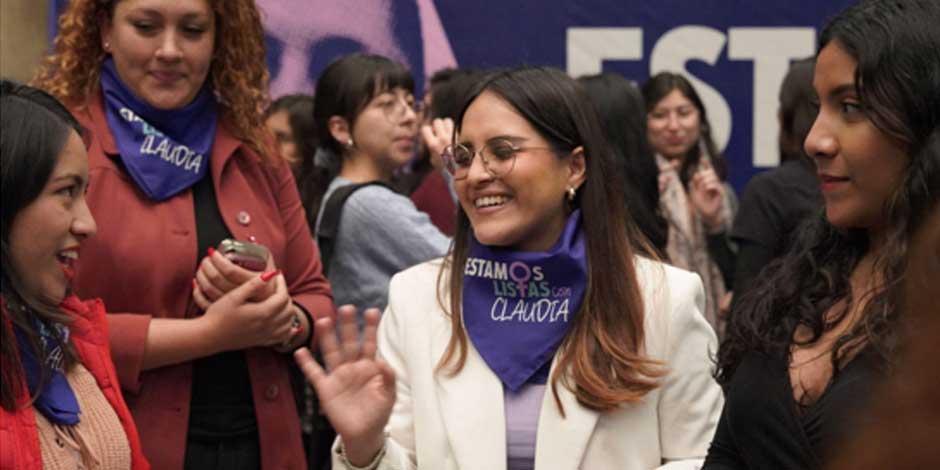 'Estamos Listas Con Claudia': Llaman a mujeres jóvenes a participar este 2024