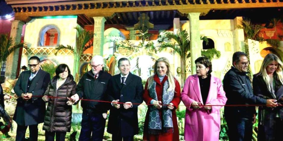 Inauguran Belén monumental en Coyoacán para fiestas decembrinas.