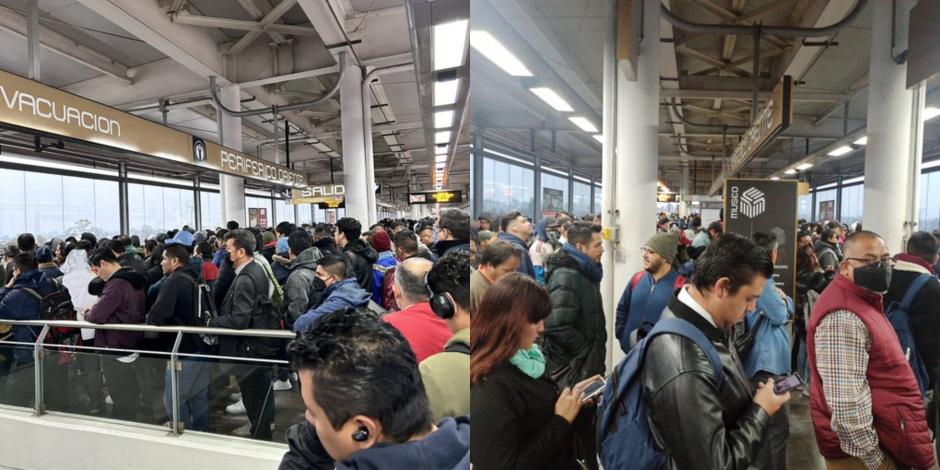Este jueves, el Metro de la Ciudad de México registra retrasos y saturación de pasajeros en las líneas: 3, 12 y B