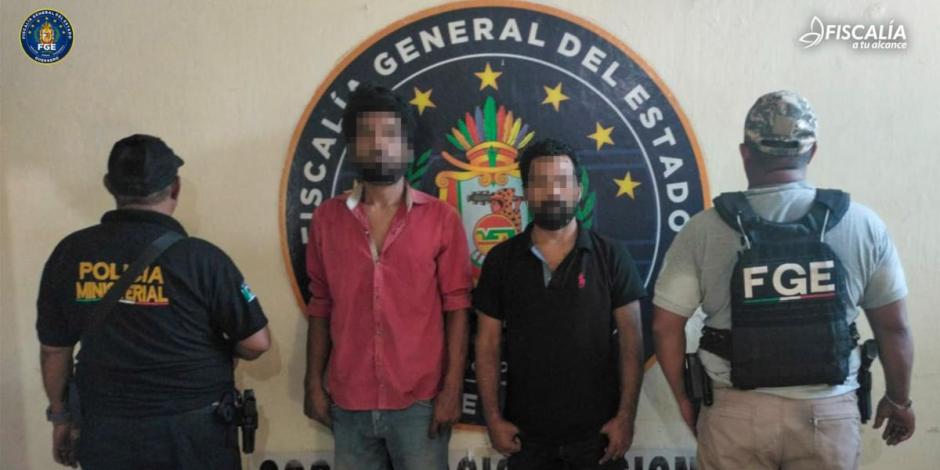 Detienen a 2 sujetos por homicidio de policías de Ometepec, Guerrero.