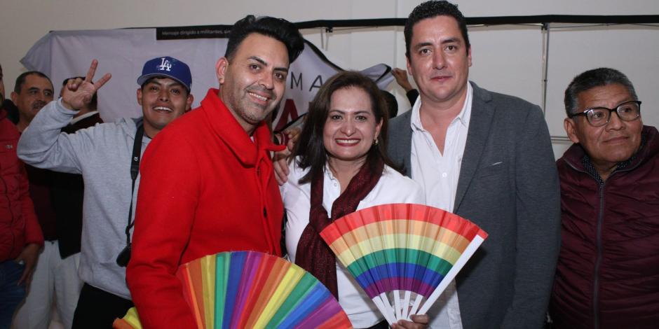 Muestra Alma Alcaraz apoyo a la comunidad LGBTQ+ de Guanajuato.