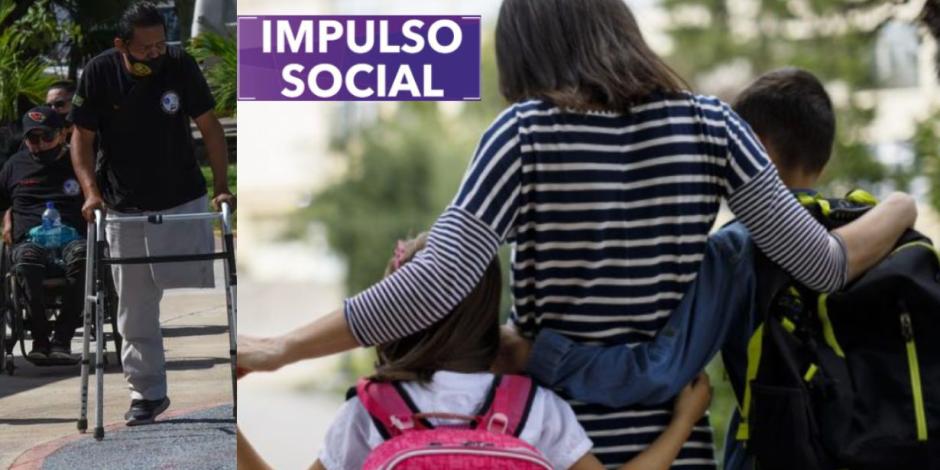 El programa Impulso Social brinda apoyos económicos mensuales.