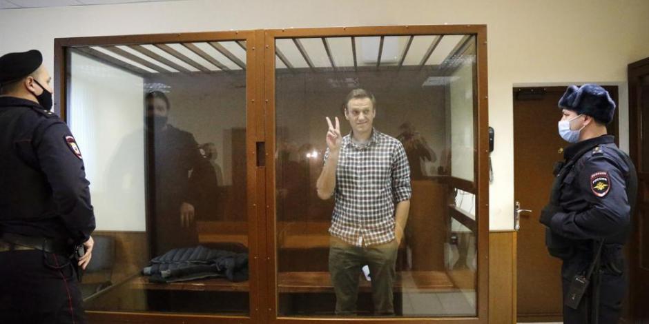 El crítico Alexei Navalny, en una audiencia en julio pasado.