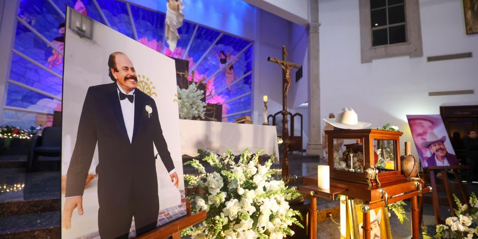 En una capilla de Coahuila se realizó una misa por el senador, ayer.