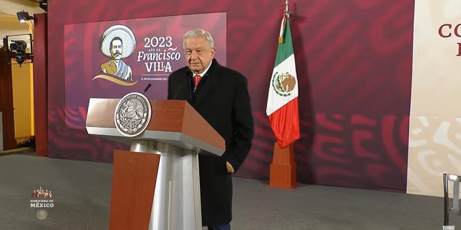 Andrés Manuel López Obrador este miércoles 27 de diciembre del 2023.