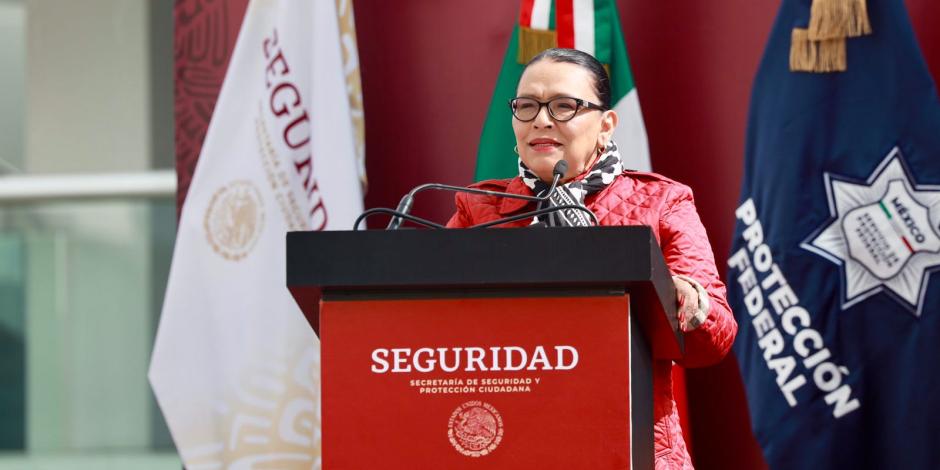 Rosa Icela Rodríguez, secretaria de Seguridad federal.