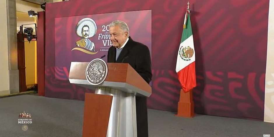 Andrés Manuel López Obrador este jueves 28 de diciembre del 2023.