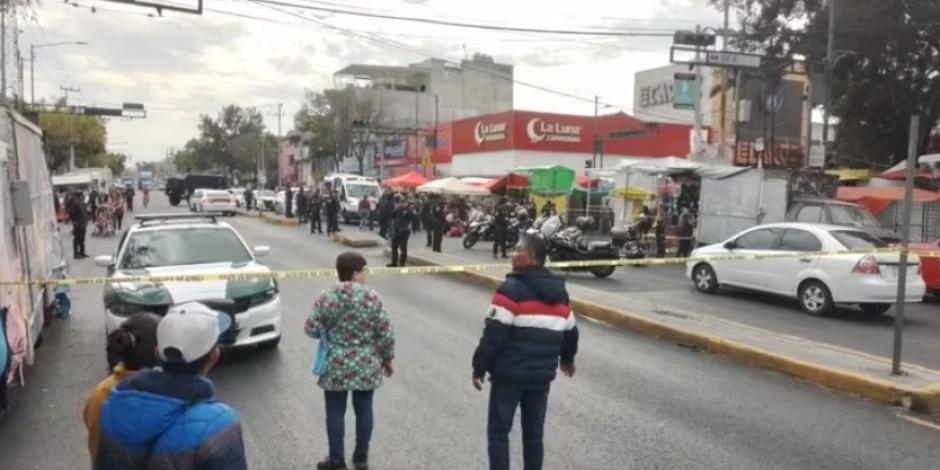 Balacera en Iztacalco deja varios heridos.