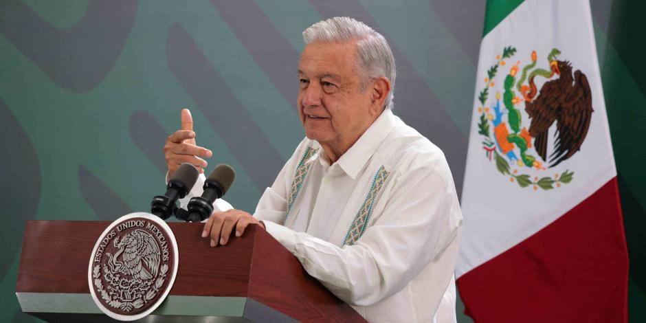 Andrés Manuel López Obrador, Presidente de México en conferencia de prensa.