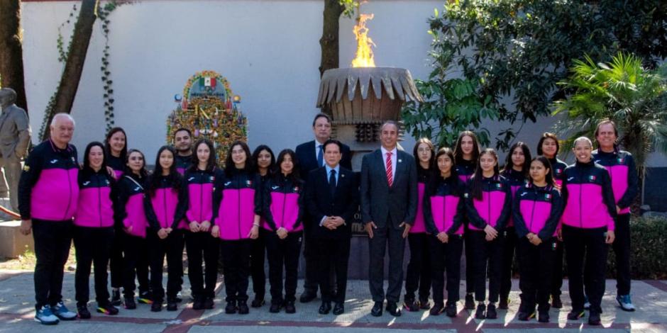 Abanderamiento de la delegación mexicana que participará en los Juegos Olímpicos de la Juventud de Invierno Gangwon, Corea del Sur