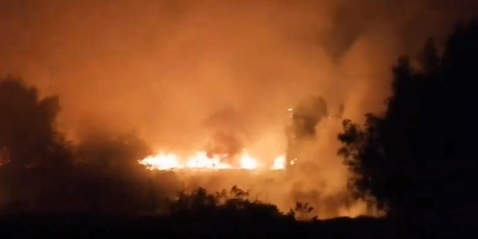 Incendio en Tlalnepantla, Estado de México.