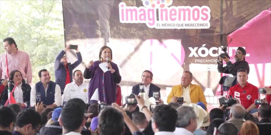 Xóchitl Gálvez anuncia que presentará estrategia de seguridad contra “narcoelecciones de Estado”.