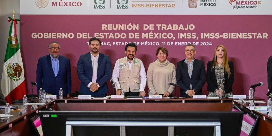 Funcionarios del Estado de México y del Instituto Mexicano del Seguro Social.