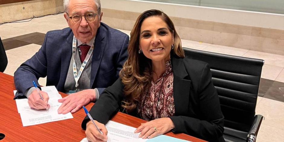Mara Lezama firma salud para Quintana Roo con IMSS-Bienestar, un derecho universal y de justicia social.