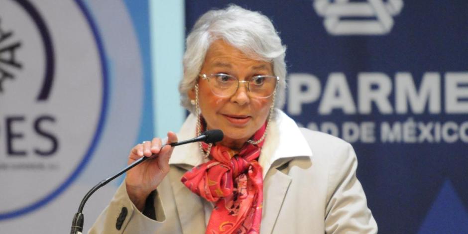 Olga Sánchez Cordero rechaza elección abierta de ministros, jueces y magistrados.