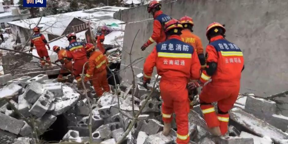 Deslave en China deja al menos 47 personas sepultadas.