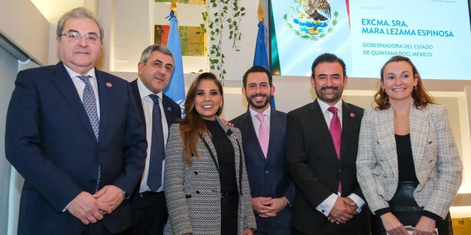 La gobernadora Mara Lezama, invitó al secretario general de la OMT Zurab Poloikashvili a visitar Quintana Roo.