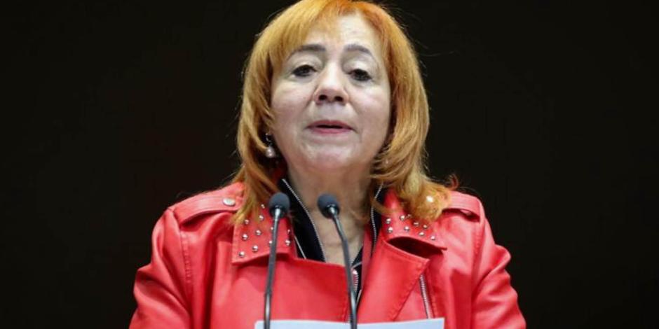La titular de la Comisión Nacional de los Derechos Humanos (CNDH), Rosario Piedra Ibarra.