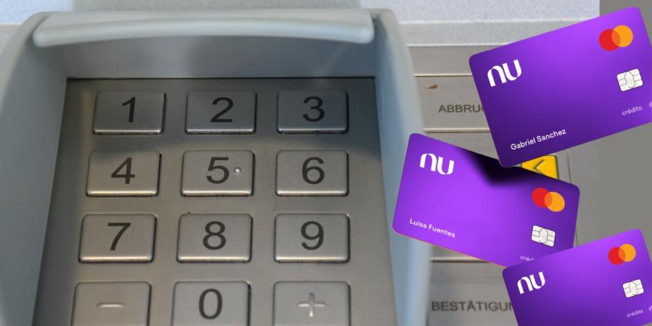 Con tu tarjeta Nu puedes retirar dinero en distintos cajeros.