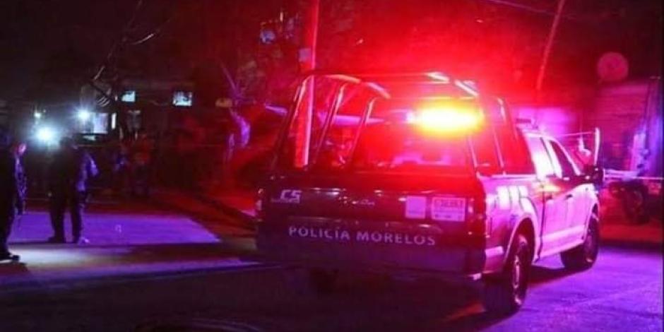 La Policía de Morelos puso en marcha un operativo en la zona del ataque, ayer.