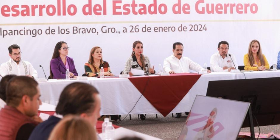 Evelyn Salgado preside la Primera Sesión Plenaria del Comité de Planeación para el Desarrollo del Estado de Guerrero 2024