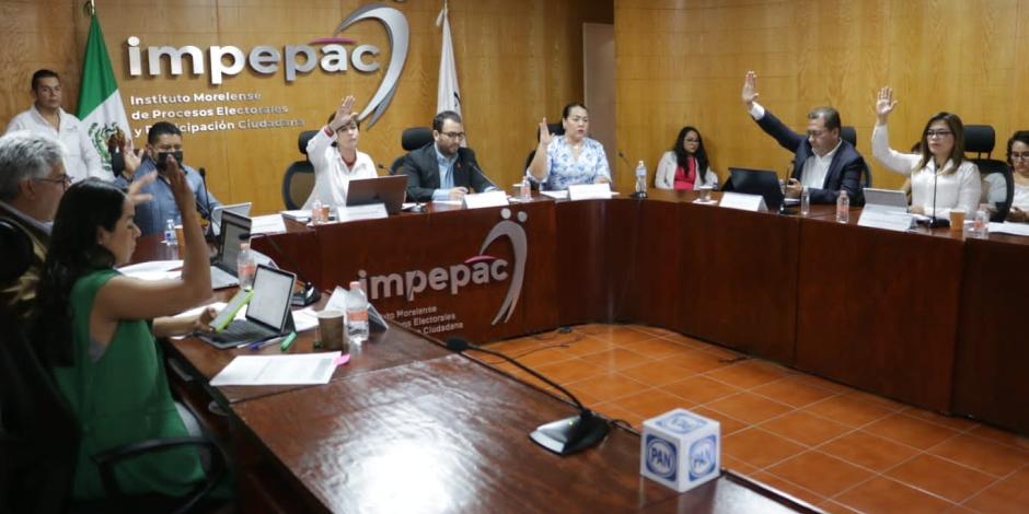 En la sesión del viernes, el Consejo General del Impepac aprobó solicitar al Gobierno de Morelos una ampliación presupuestal para el ejercicio en curso.