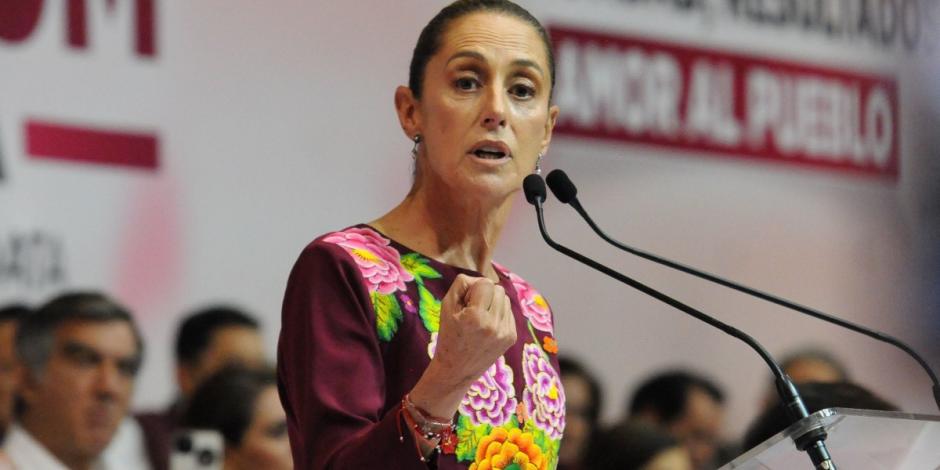 Claudia Sheinbaum, candidata presidencial de Sigamos Haciendo Historia