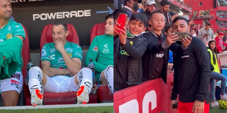 Andrés Guardado y Alexis Vega tienen increíble gesto en el Toluca vs León