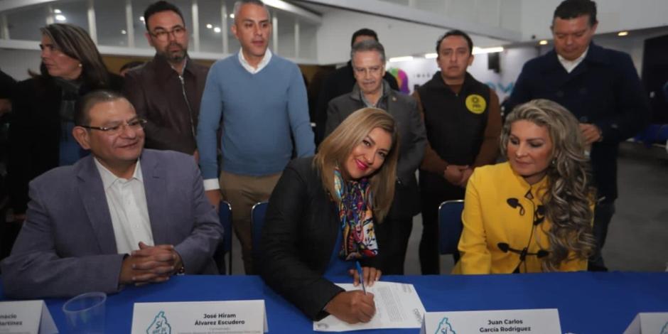 Alfa González Magallanes se registró como precandidata de la Alianza Va por la CDMX, para competir por la Alcaldía Tlalpan