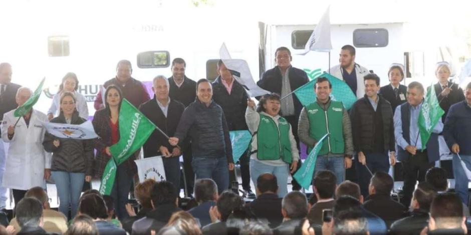 Manolo Jiménez arranca la 'Caravana de la Salud' para todas las regiones de Coahuila.