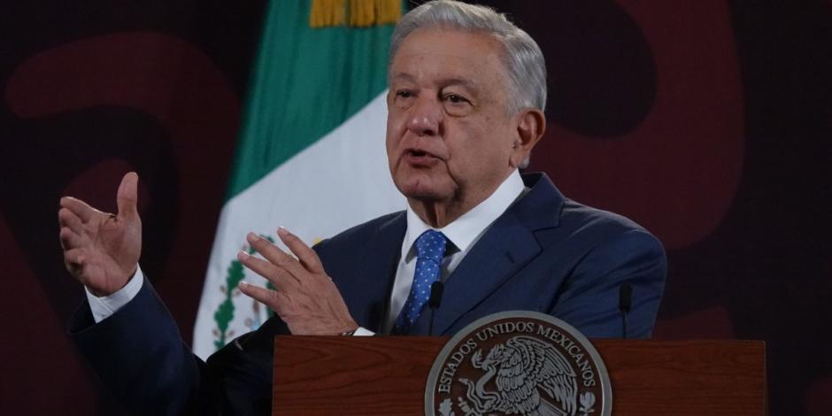 Andrés Manuel López Obrador (AMLO) en Palacio Nacional.