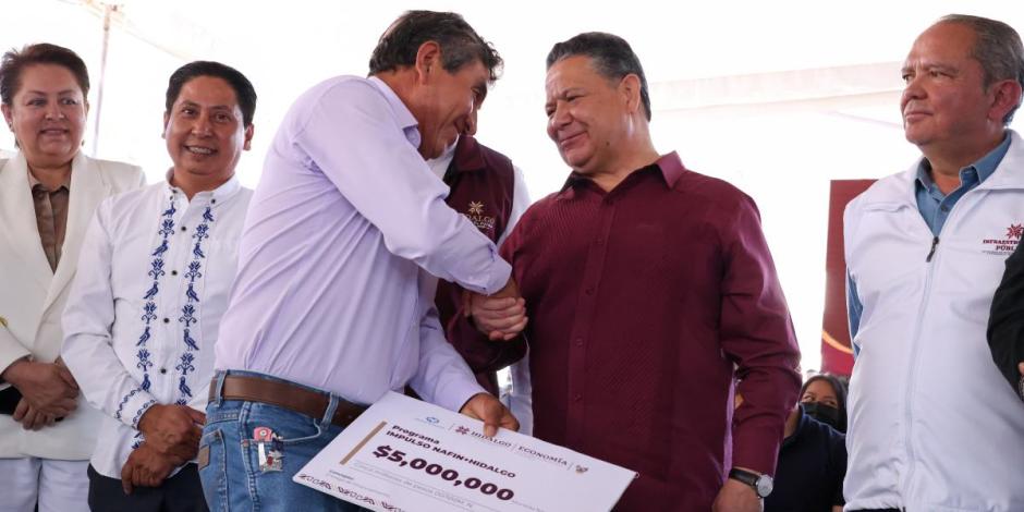 Invierte Gobierno de Hidalgo más de 40 mdp en el municipio de Zimapán.