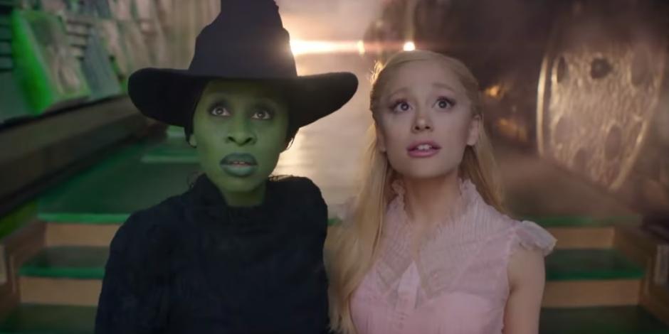 Lanzan el primer tráiler de Wicked en el Super Bowl con Ariana Grande