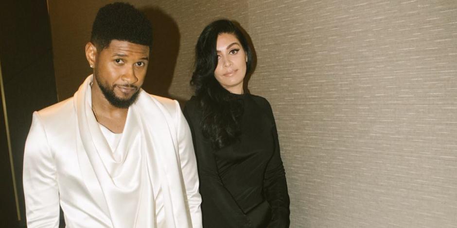 Usher se casó con su novia en Las Vegas, tras el Super Bowl