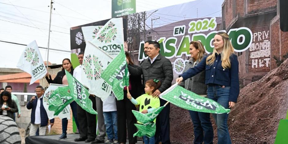 Evento en San Luis Potosí este martes 13 de febrero del 2024.