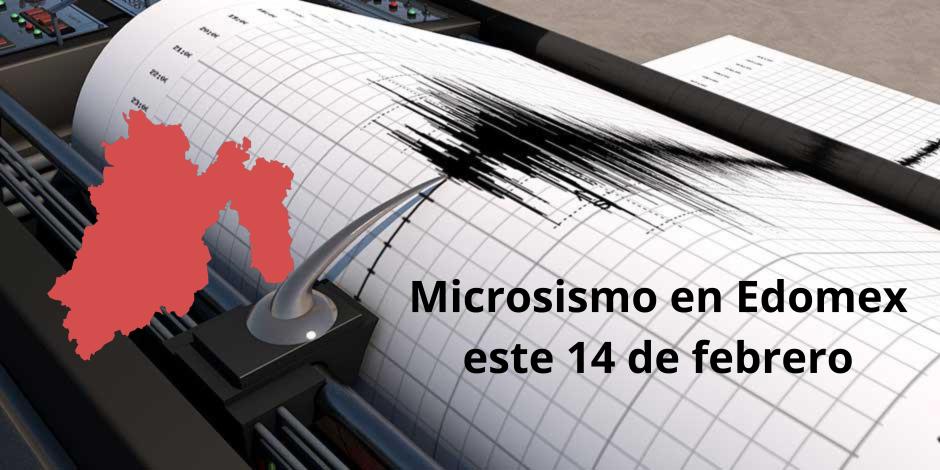 ¡Otro microsismo! Este miércoles 14 de febrero se registró un sismo de magnitud 1.6 en Naucalpán.