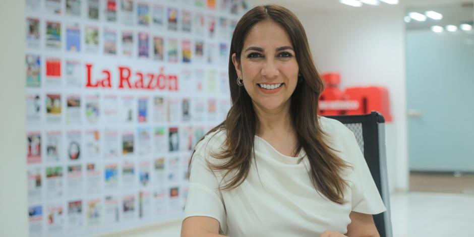 Libia García, candidata del Frente a la gubernatura de Guanajuato en entrevista con La Razón.