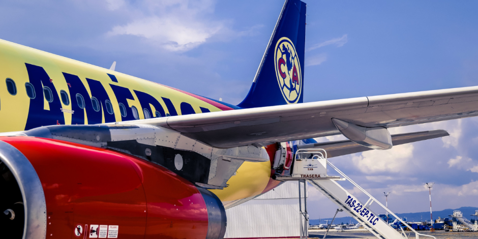 Club América presenta su propio avión para el viaje a Mazatlán