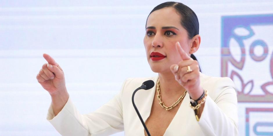 Aún no se definde el futuro político de Sandra Cuevas.