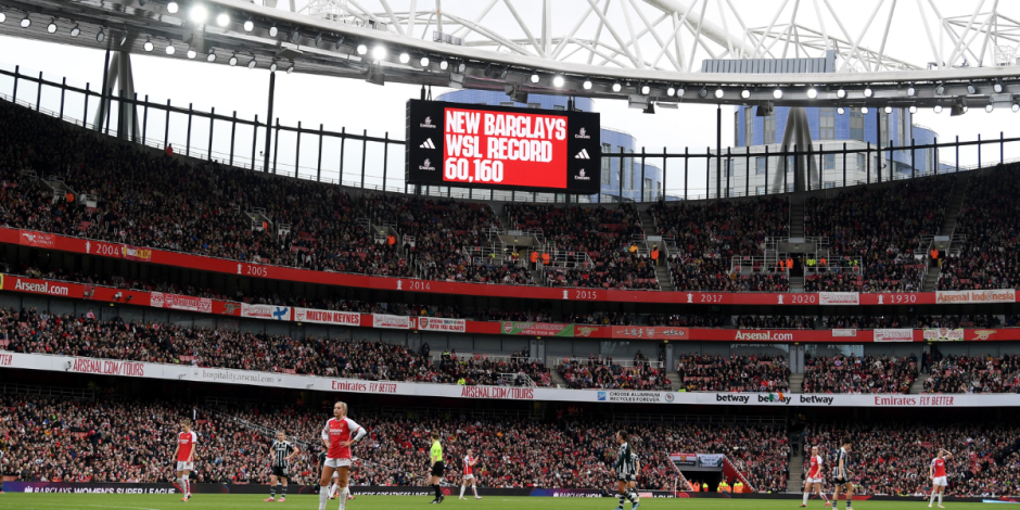El Arsenal Femenil rompió el récord de asistencia en el Emirates Stadium.