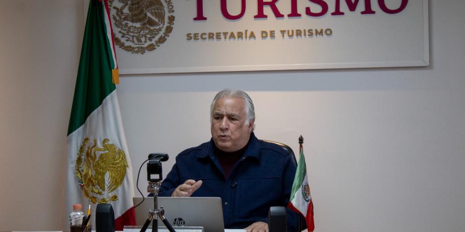 El secretario de Turismo del Gobierno de México, Miguel Torruco Marqués.