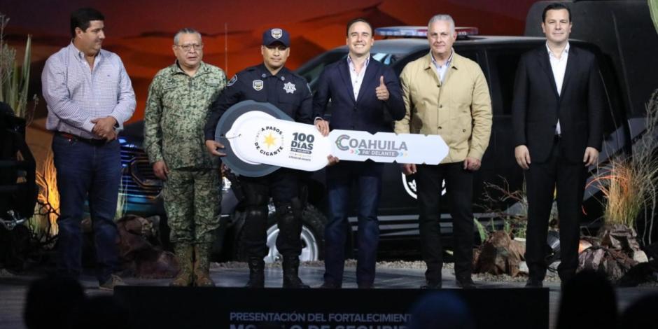 Manolo Jiménez robustece el modelo de seguridad en Coahuila
