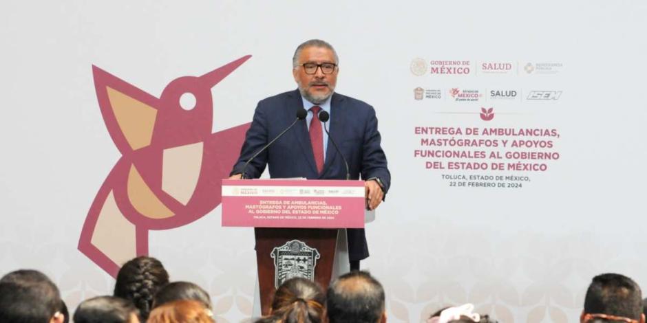 Secretario General de Gobierno del Estado de México, Horacio Duarte Olivares.